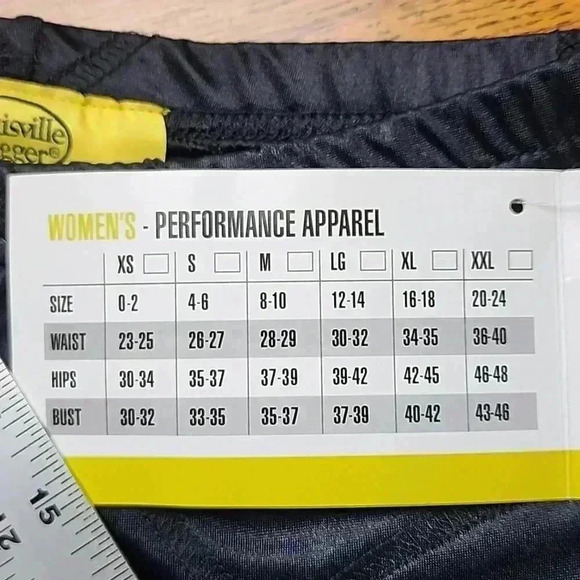 NWT womans Louisville Slugger baseball workout gym compression shorts. XL - Picture 5 of 5